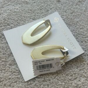 Kendra Scott Gold Hoop Earrings “Adeline Hoop”